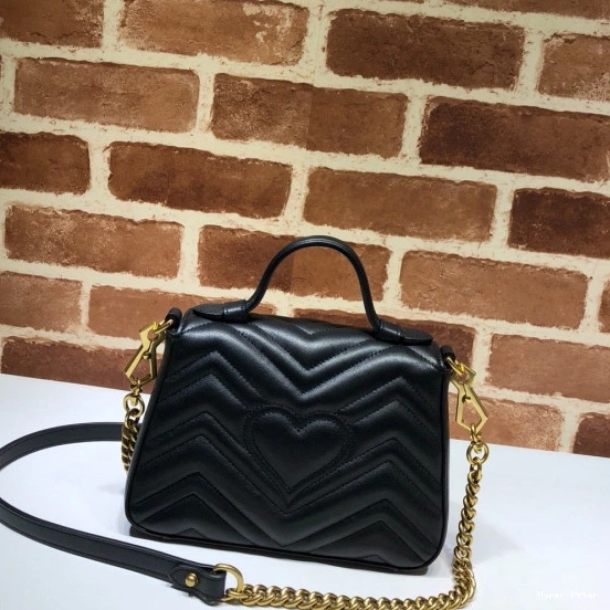 Hyperpeter Marmont GG handle top mini GUCCI bag 0715